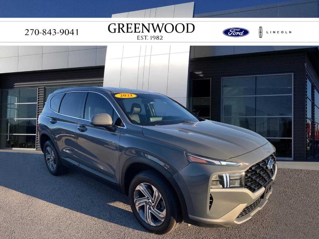 used 2021 Hyundai Santa Fe car, priced at $19,963