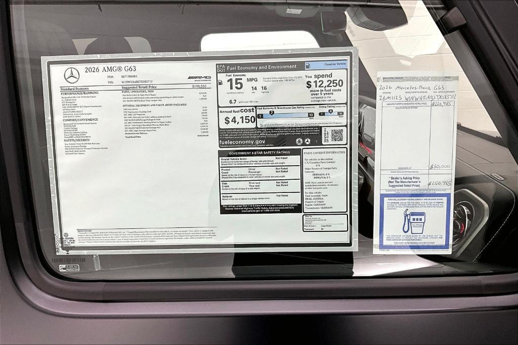 new 2026 Mercedes-Benz AMG G 63 car