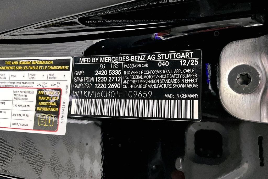 new 2026 Mercedes-Benz AMG CLE 53 car, priced at $84,755