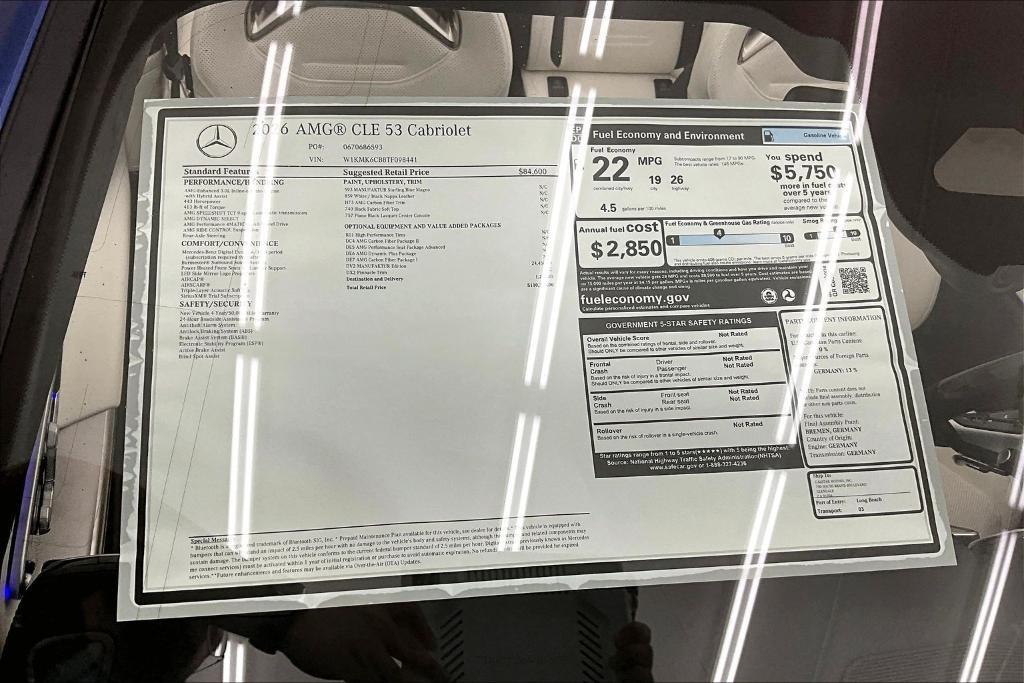 new 2026 Mercedes-Benz AMG CLE 53 car, priced at $110,300