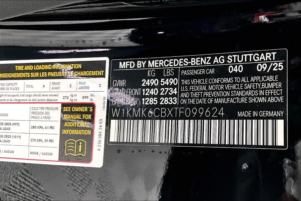 new 2026 Mercedes-Benz AMG CLE 53 car, priced at $93,430