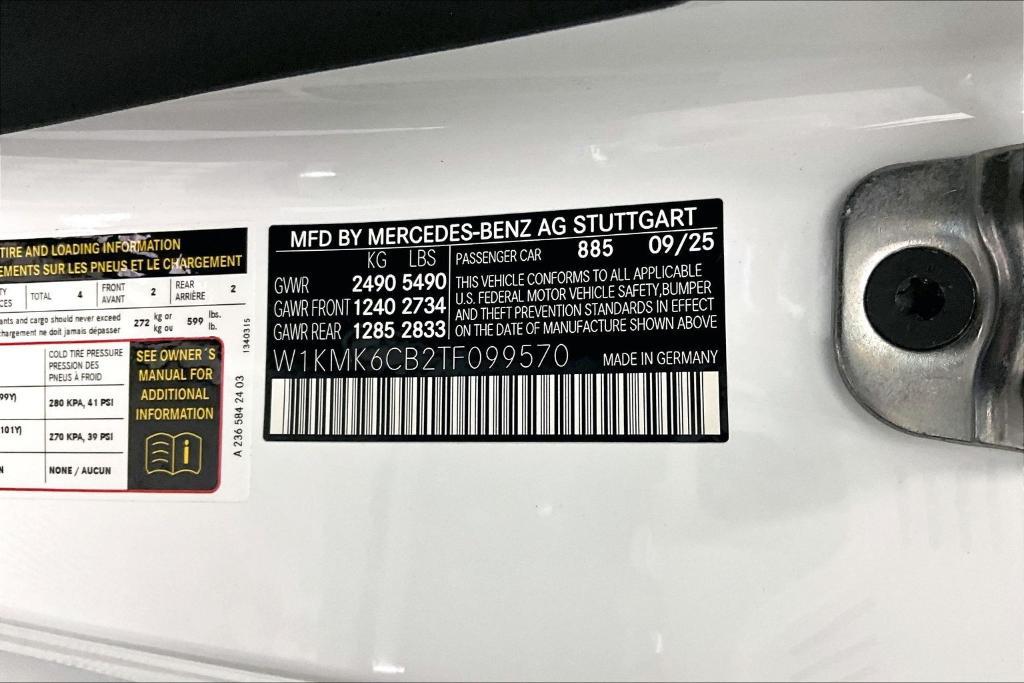 new 2026 Mercedes-Benz AMG CLE 53 car, priced at $95,525