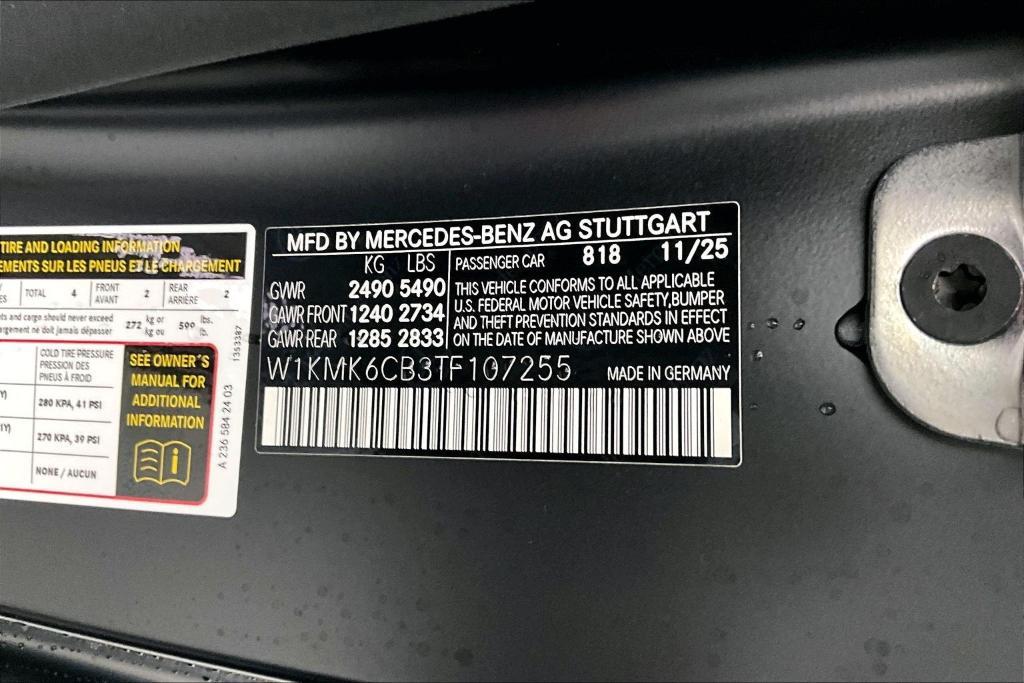 new 2026 Mercedes-Benz AMG CLE 53 car, priced at $97,230