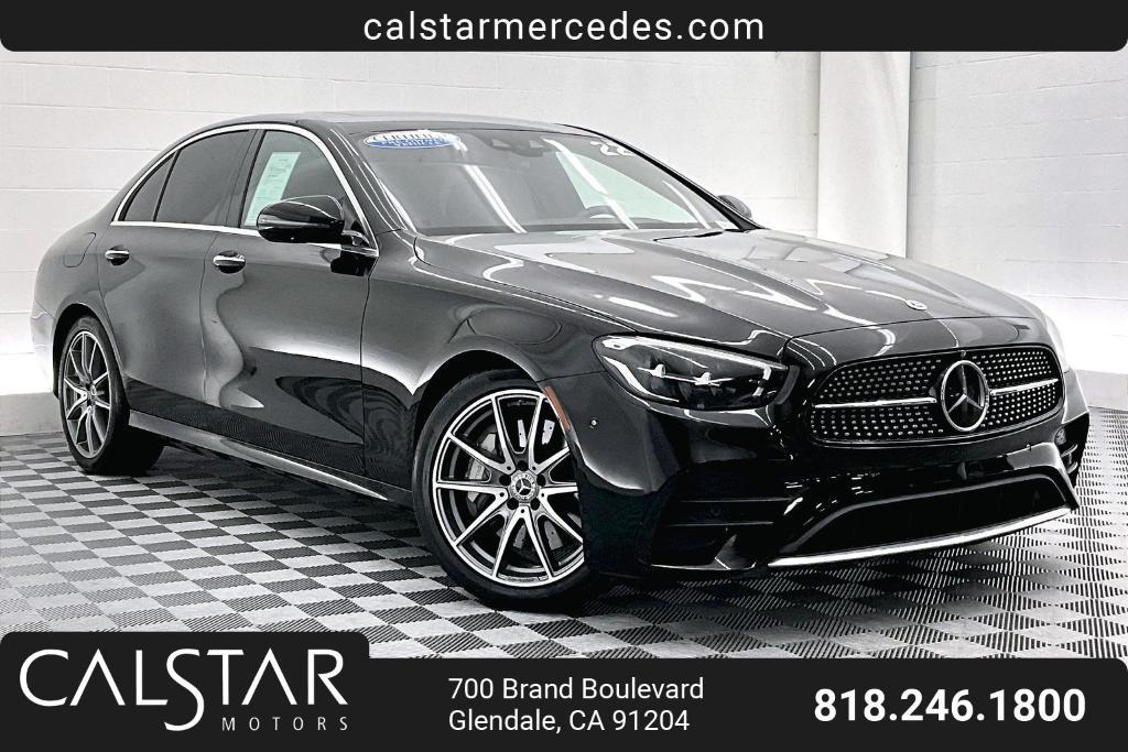 used 2022 Mercedes-Benz E-Class car, priced at $34,885