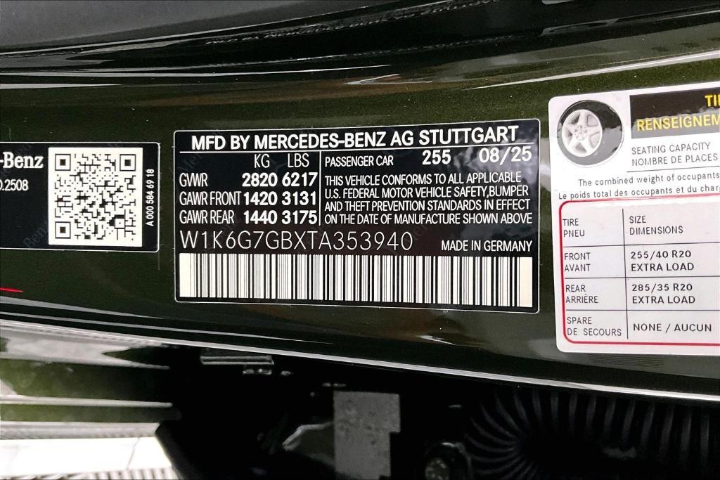 new 2026 Mercedes-Benz S-Class car, priced at $143,185