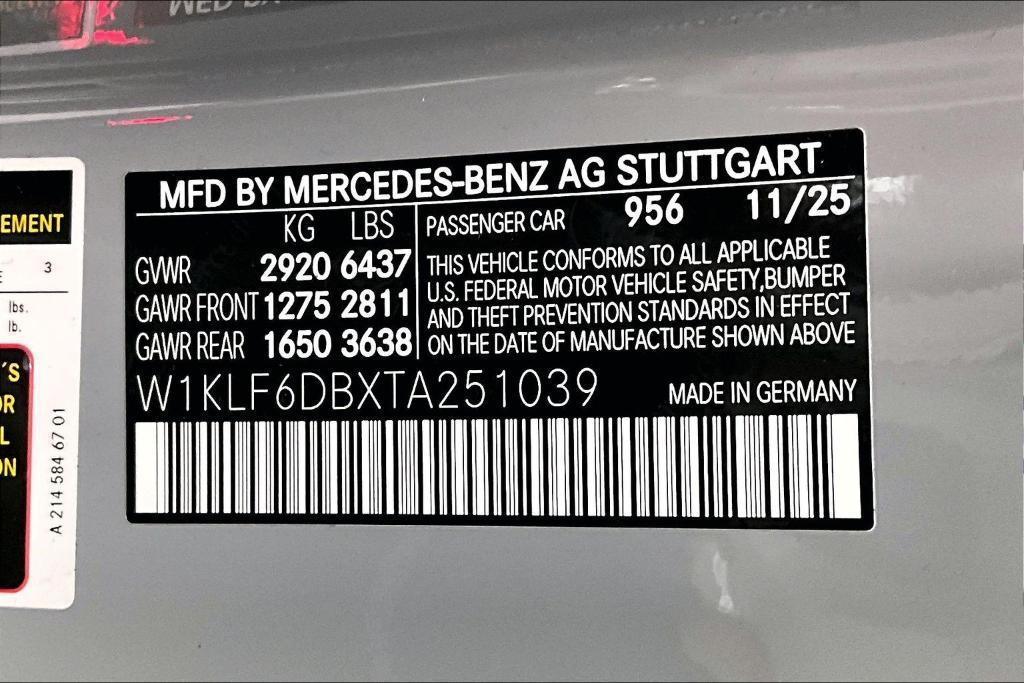new 2026 Mercedes-Benz AMG E 53 car, priced at $102,905