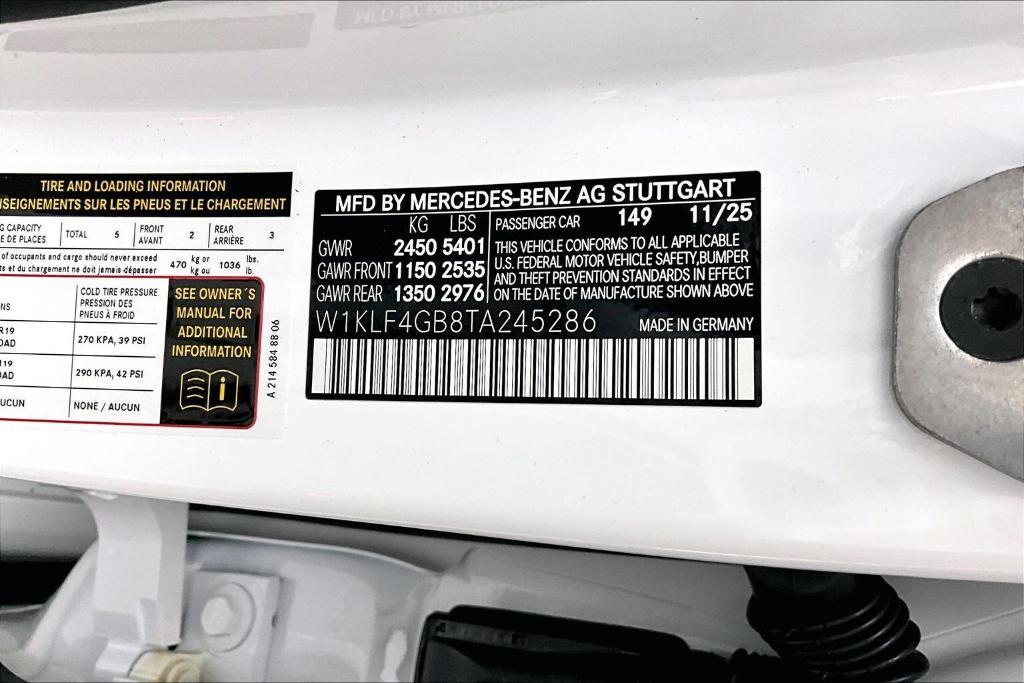 new 2026 Mercedes-Benz E-Class car, priced at $66,565