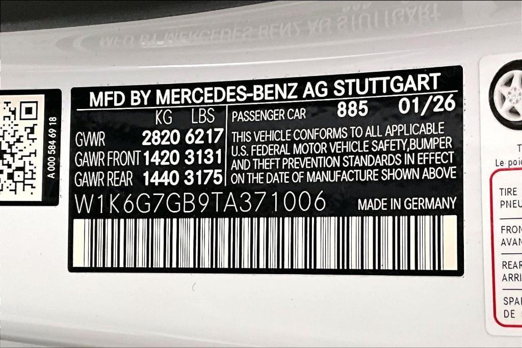 new 2026 Mercedes-Benz S-Class car, priced at $146,795