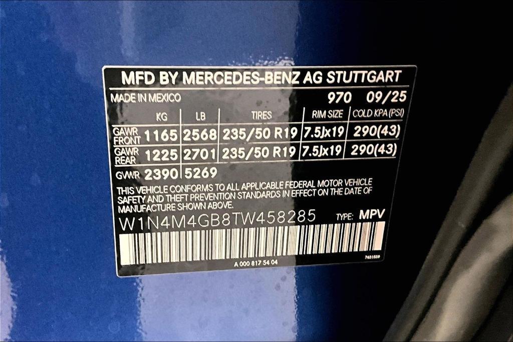 new 2026 Mercedes-Benz GLB 250 car, priced at $48,885