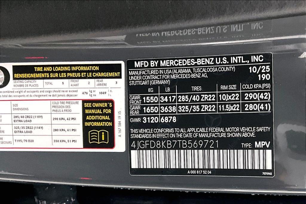 new 2026 Mercedes-Benz AMG GLE 63 car, priced at $145,745