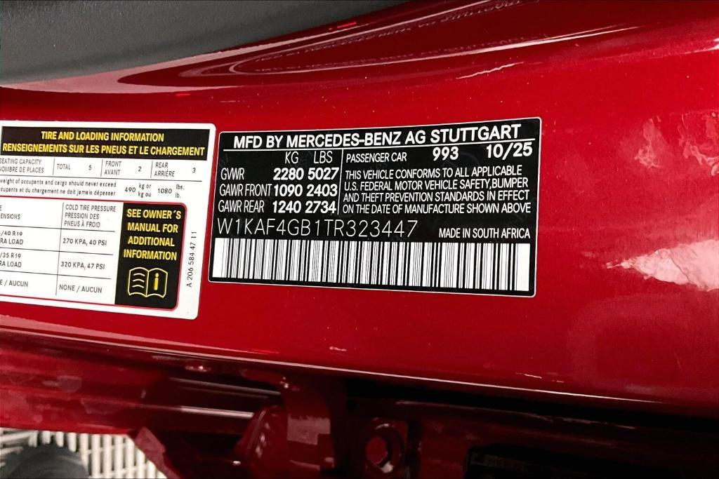 new 2026 Mercedes-Benz C-Class car, priced at $53,585