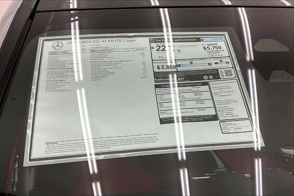 new 2026 Mercedes-Benz AMG GLC 43 car, priced at $82,330