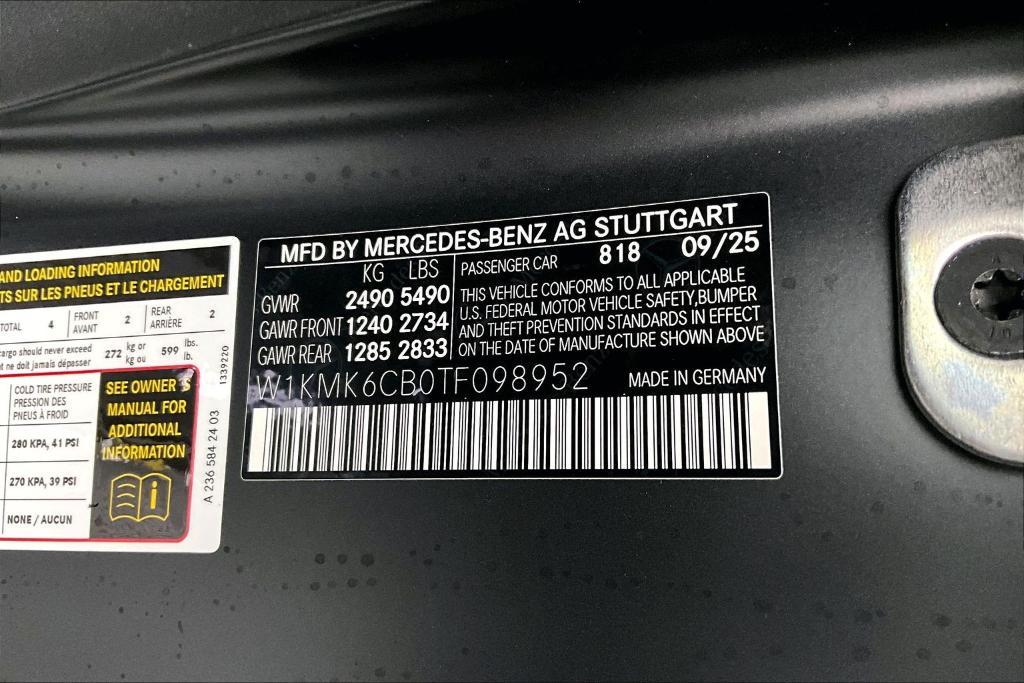 new 2026 Mercedes-Benz AMG CLE 53 car, priced at $97,500