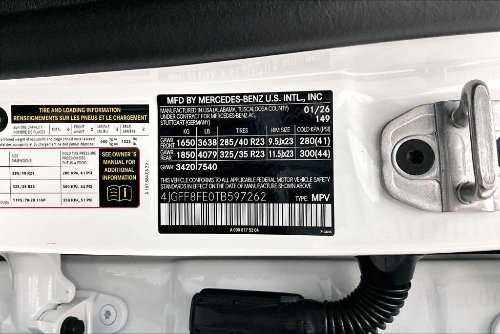 new 2026 Mercedes-Benz GLS 580 car, priced at $122,230