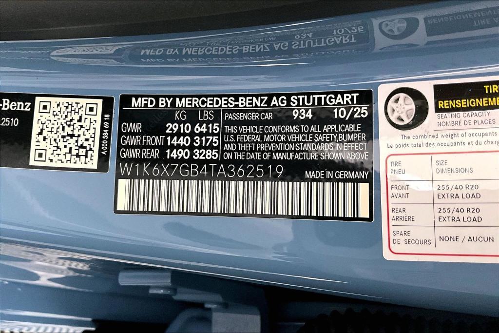 new 2026 Mercedes-Benz Maybach S 580 car, priced at $249,435