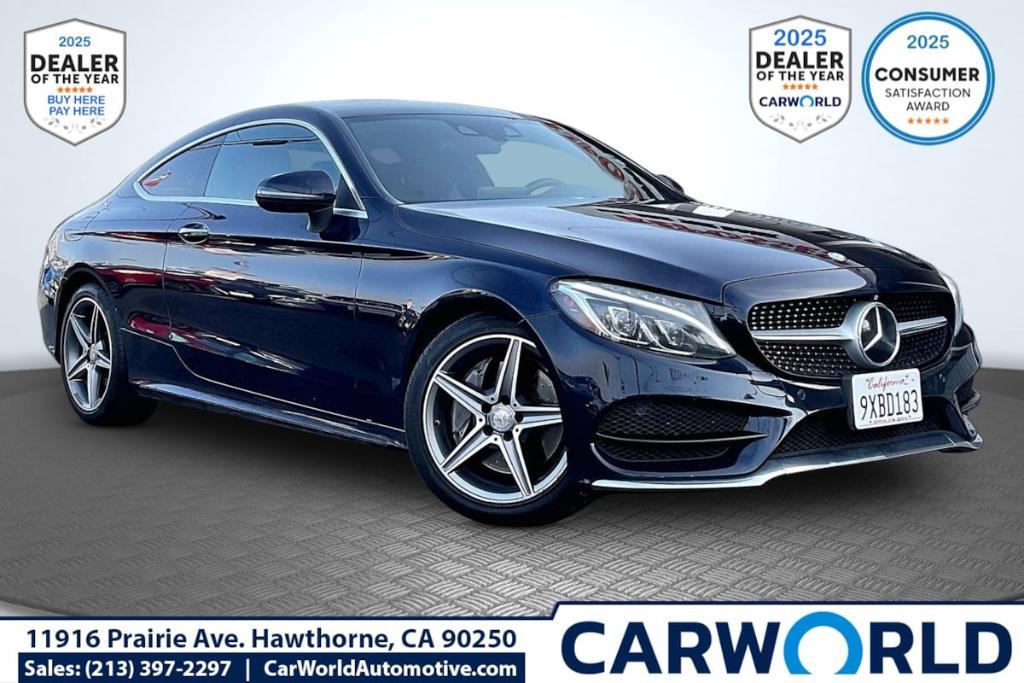used 2017 Mercedes-Benz C-Class car, priced at $15,475