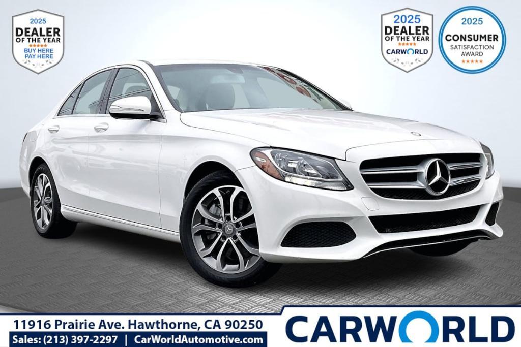used 2015 Mercedes-Benz C-Class car, priced at $11,365