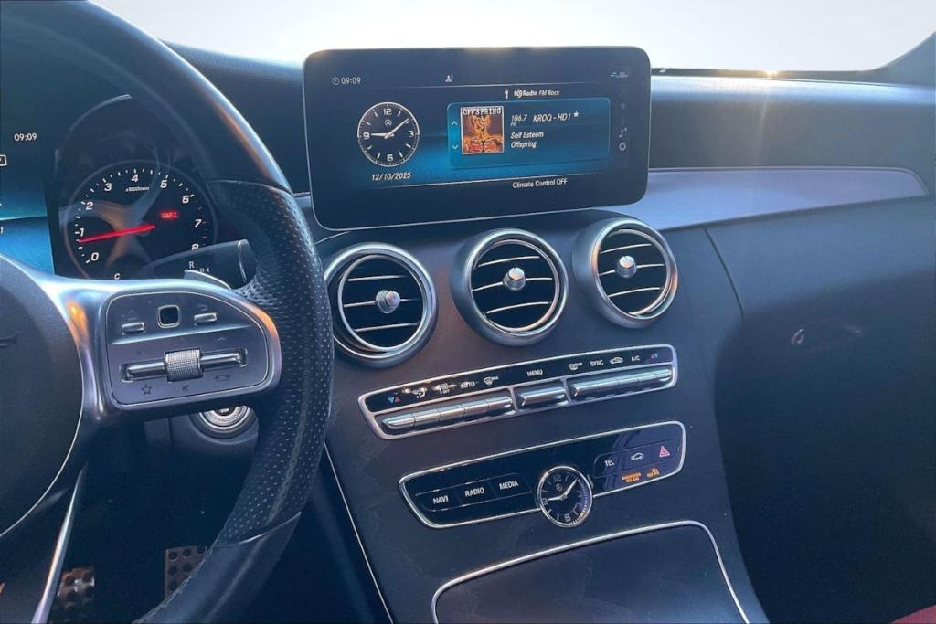 used 2019 Mercedes-Benz C-Class car, priced at $19,265