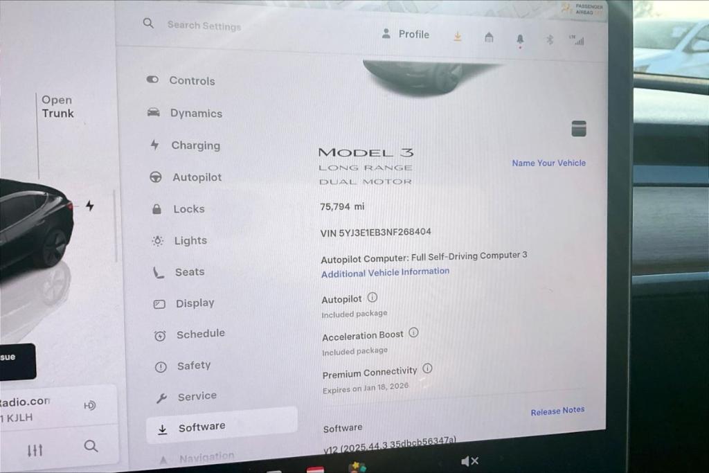 used 2022 Tesla Model 3 car, priced at $19,165