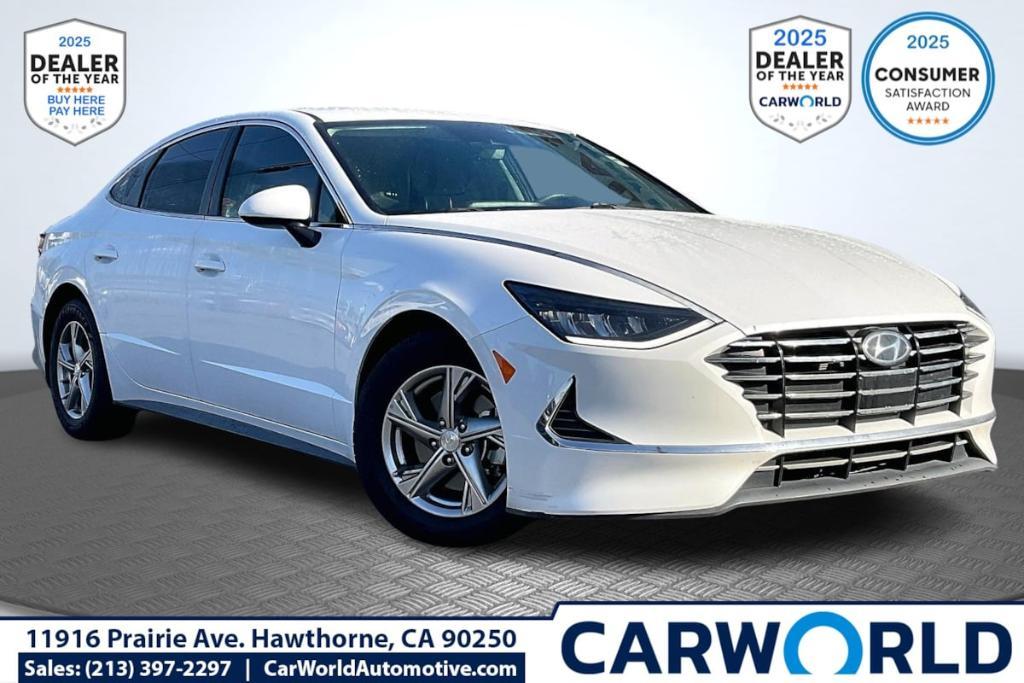 used 2021 Hyundai Sonata car, priced at $13,555