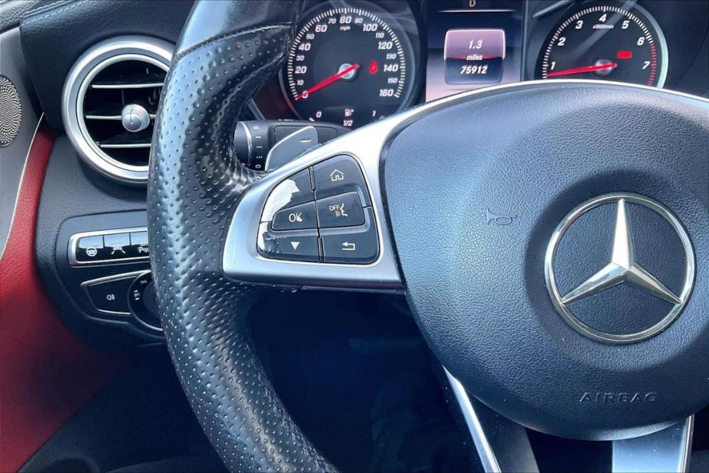 used 2017 Mercedes-Benz C-Class car, priced at $17,845