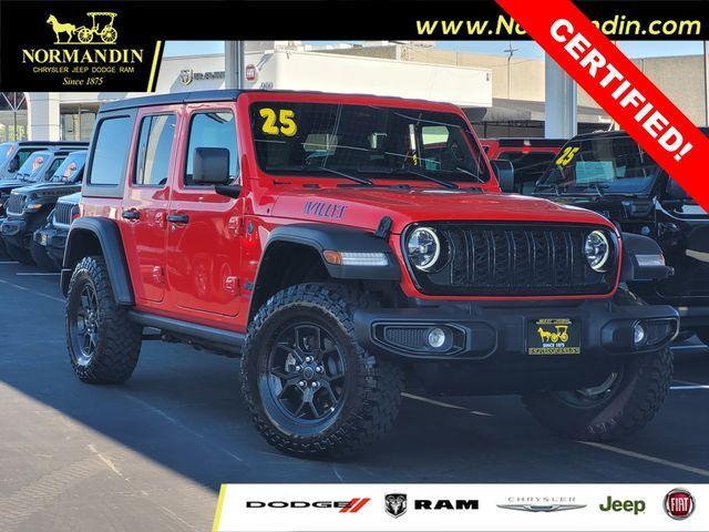 used 2025 Jeep Wrangler 4xe car, priced at $31,400
