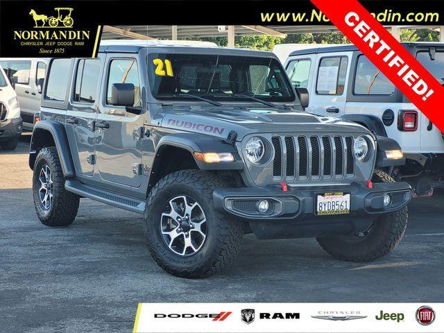 used 2021 Jeep Wrangler Unlimited car, priced at $36,900