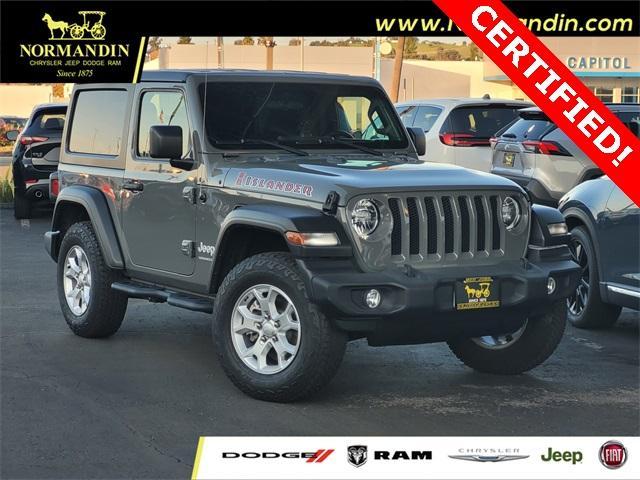used 2021 Jeep Wrangler car, priced at $31,500