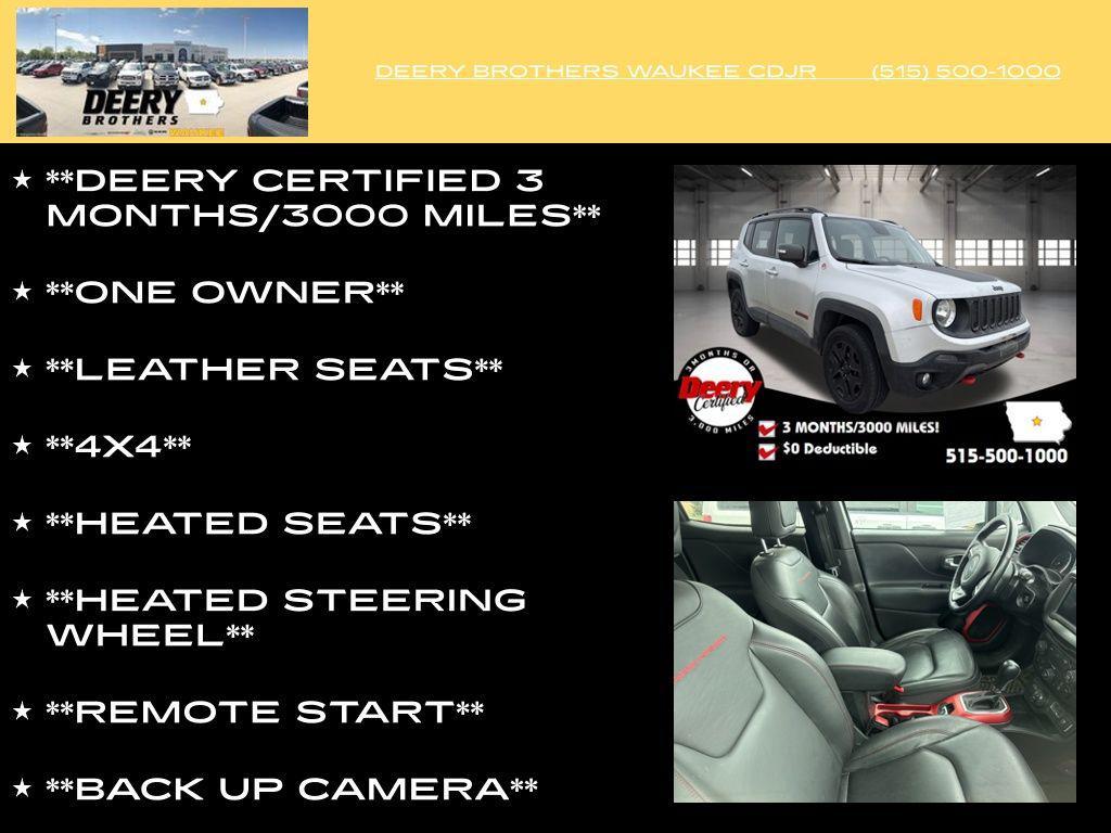 used 2018 Jeep Renegade car, priced at $13,758