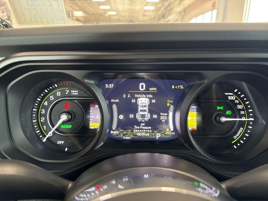 used 2025 Jeep Wrangler 4xe car, priced at $32,999