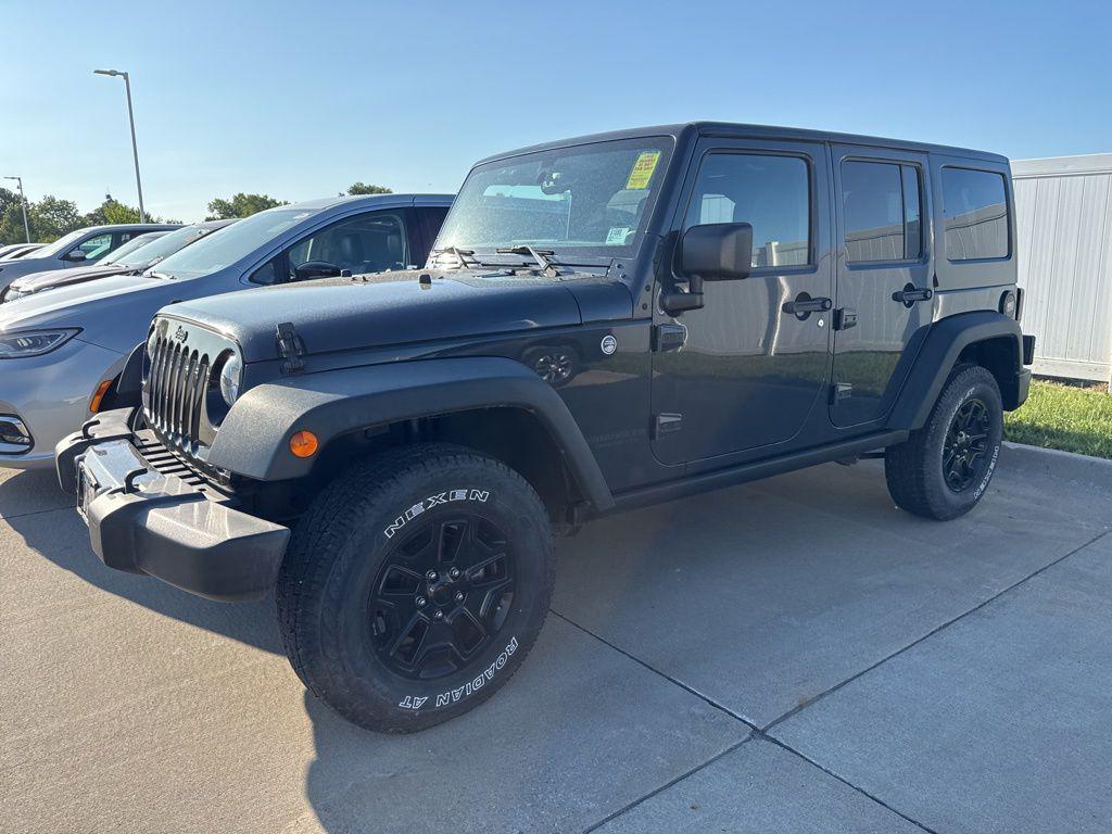 used 2017 Jeep Wrangler Unlimited car, priced at $20,987