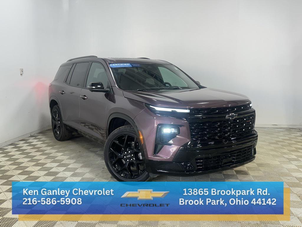 used 2024 Chevrolet Traverse car, priced at $48,100