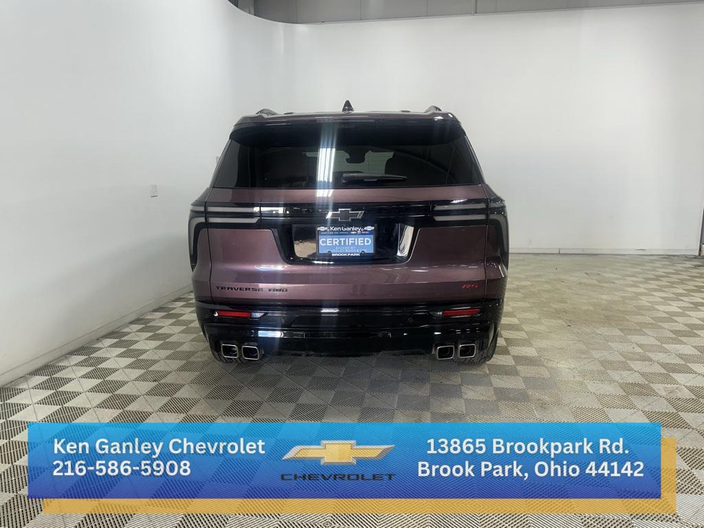 used 2024 Chevrolet Traverse car, priced at $48,100