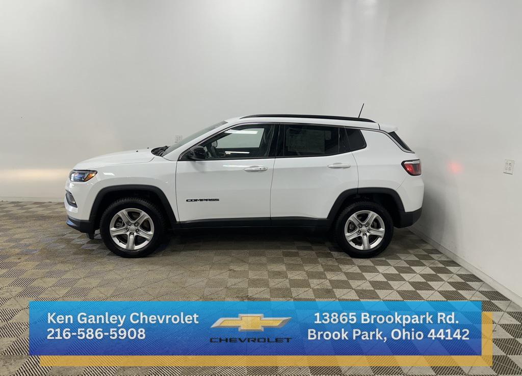 used 2023 Jeep Compass car, priced at $19,576