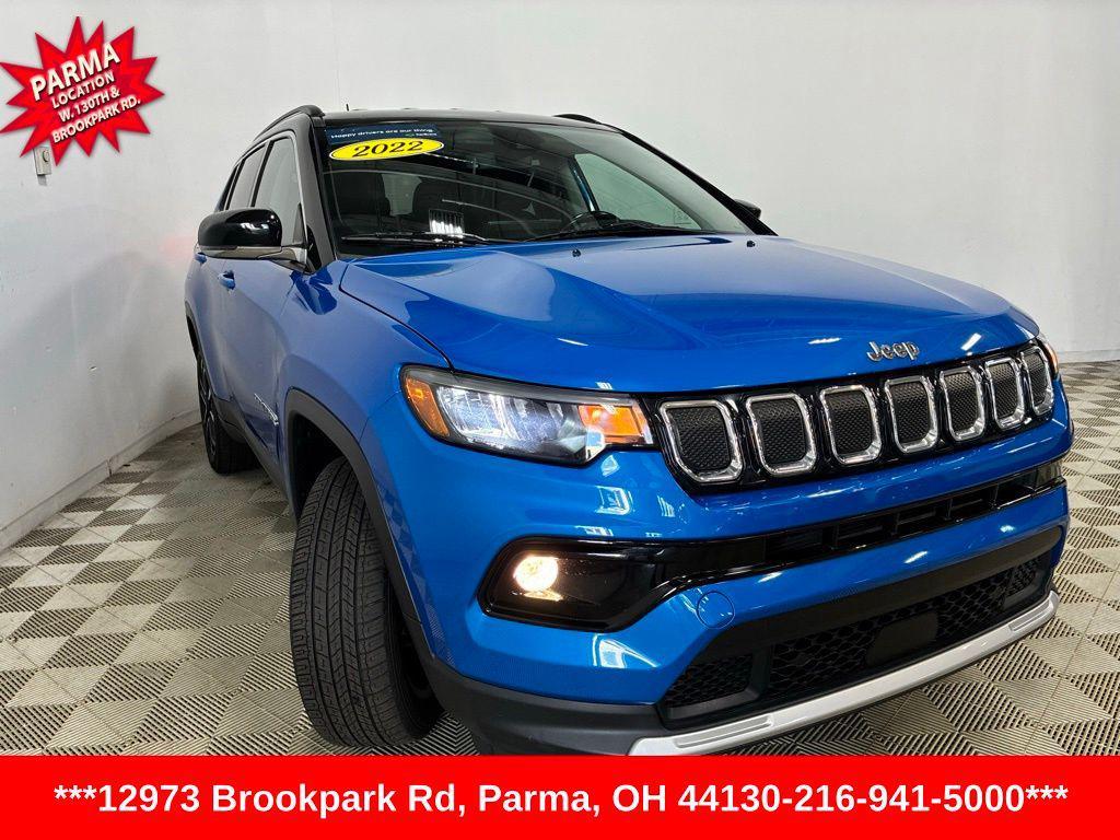 used 2022 Jeep Compass car, priced at $22,443