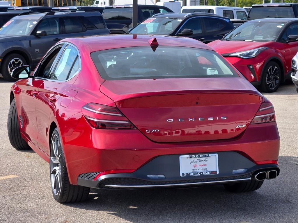 used 2023 Genesis G70 car, priced at $27,550