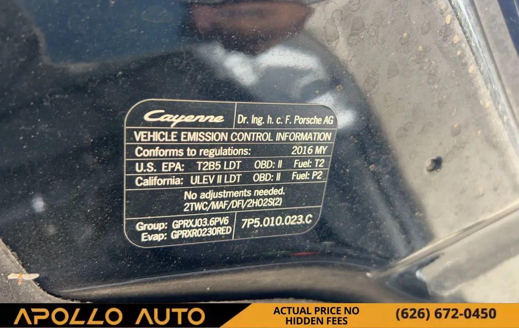 used 2016 Porsche Cayenne car, priced at $17,800