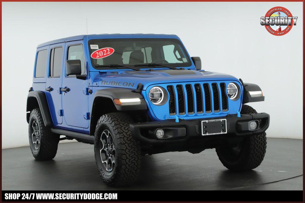 used 2022 Jeep Wrangler Unlimited 4xe car, priced at $46,900