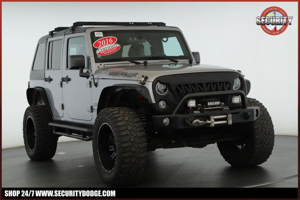 used 2016 Jeep Wrangler Unlimited car, priced at $18,900