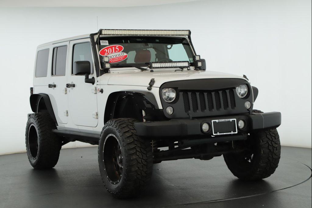 used 2015 Jeep Wrangler Unlimited car, priced at $20,900