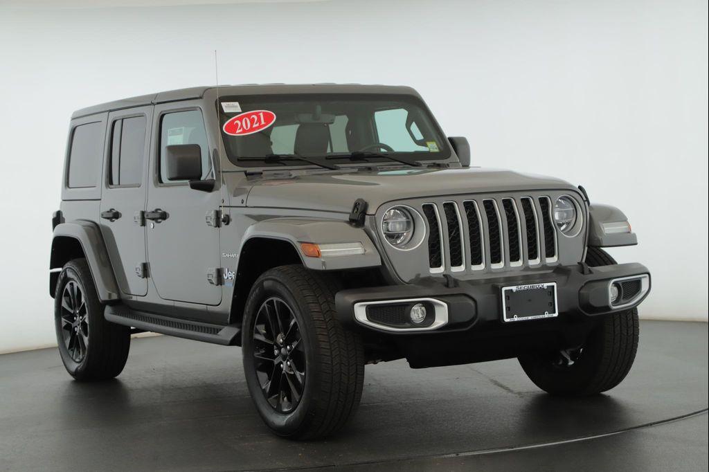 used 2021 Jeep Wrangler Unlimited 4xe car, priced at $26,500