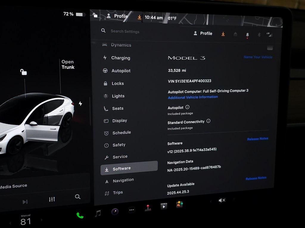 used 2023 Tesla Model 3 car, priced at $23,800