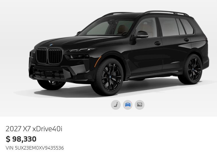 new 2027 BMW M3 car, priced at $99,150