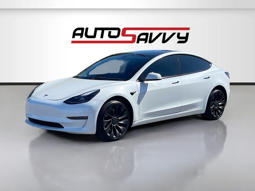 used 2023 Tesla Model 3 car, priced at $27,300