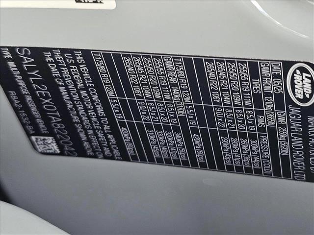 new 2026 Land Rover Range Rover Velar car, priced at $67,997