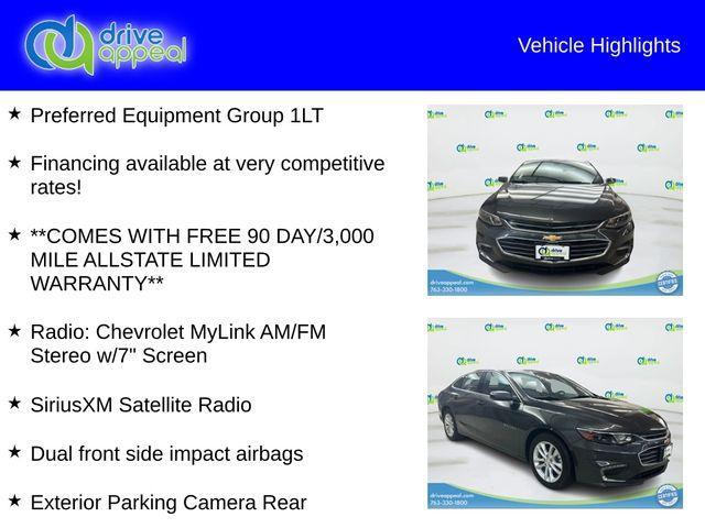 used 2017 Chevrolet Malibu car, priced at $11,779
