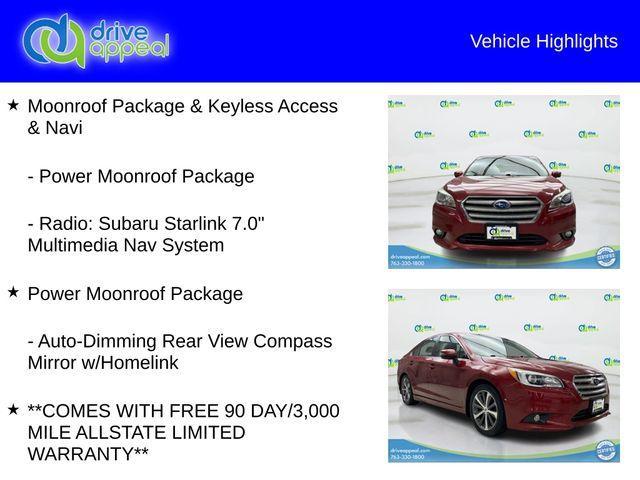 used 2016 Subaru Legacy car, priced at $11,650