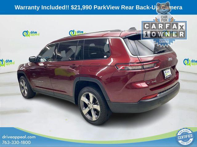 used 2021 Jeep Grand Cherokee L car, priced at $21,990