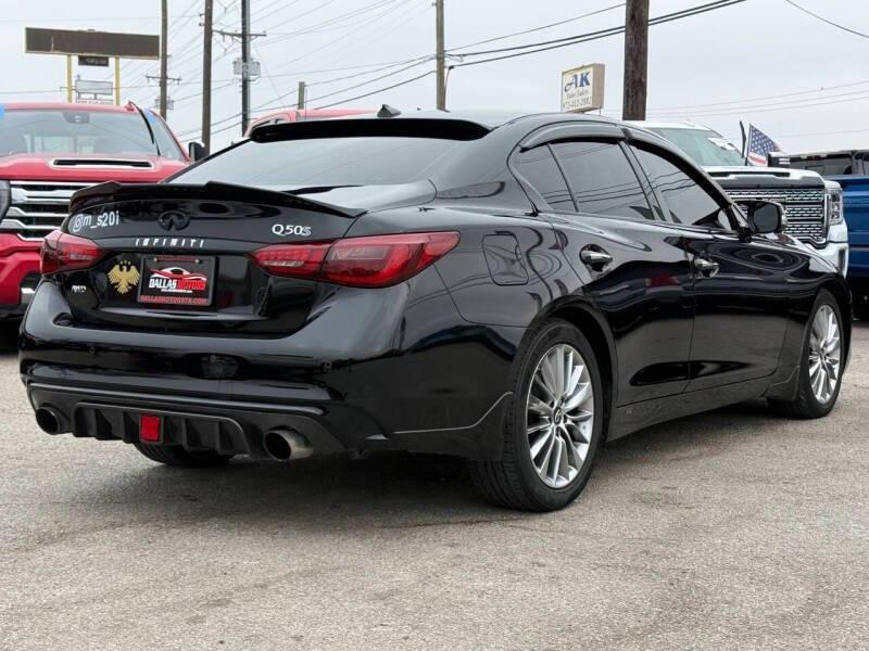 used 2022 INFINITI Q50 car, priced at $18,995