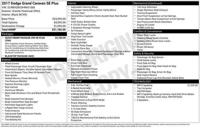 used 2017 Dodge Grand Caravan car, priced at $14,990